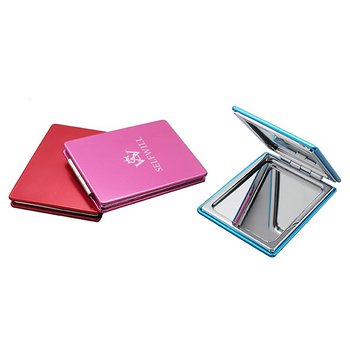 方型鋁製雙面化妝鏡H_1
